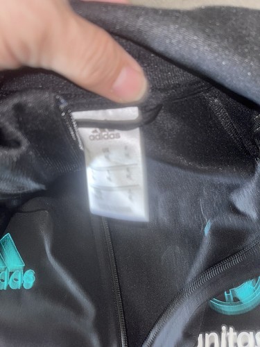Adidas Real Madrid 2017 Team Issue Sanitas Travel Full Zip Jacket Medium - Picture 7 of 10