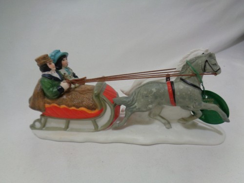 Colección Patrimonio Caballo y Trineo Departamento 56 Exhibición de Navidad Espíritu de 56 Bahía Pr - Imagen 4 de 17