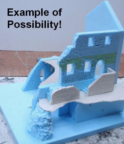 XPS Foam Bricks/Blocks OVER 4000 PCS! Any Scale Dioramas Gaming Terrain 8892 - Picture 11 of 15