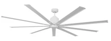 Ventamatic ICF96WLWH Big Air 96" Industrial Ceiling Fan, 9 Blades 6 Speed WHITE
