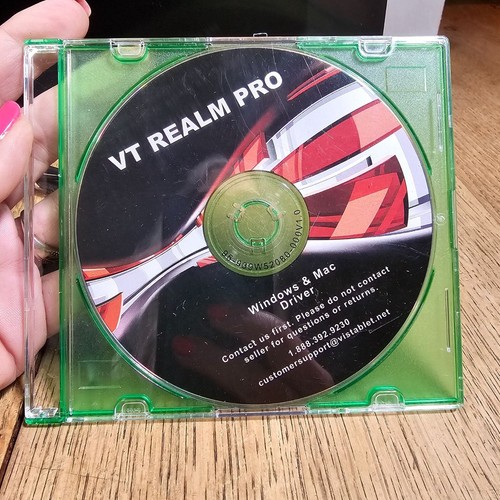 VisTablet VTrealm Pro Drawing Tablet With Pen Software & USB Powers Up in Box - Picture 9 of 20
