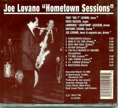 JOE LOVANO * 4 CDS * HOMETOWN SESSION* SOLID STEPS*SINATRA
