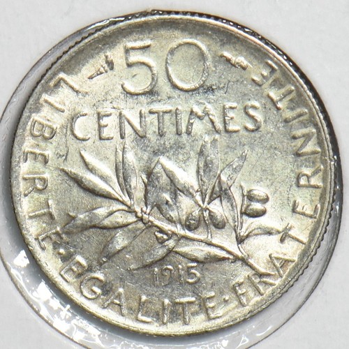 France 1915 50 Centimes 240520 combine shipping - Picture 2 of 2