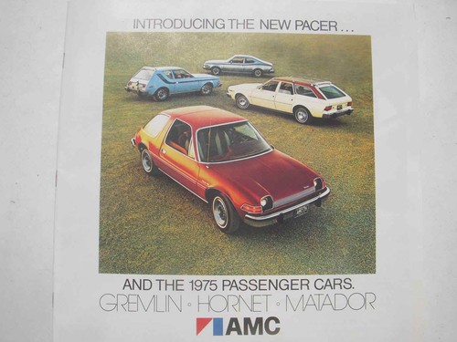 AMC NOS 75 catalog book W Pacer Gremlin Hornet Matador Sportabout Oleg Cassini