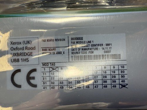 Xerox Single Line Fax Module FAX5KIT 960K90532 - Picture 6 of 7