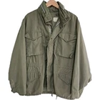 Vtg 60s M-65 Field Jacket Vietnam US Army Military Stencil Aluminum Zip OG-107 M