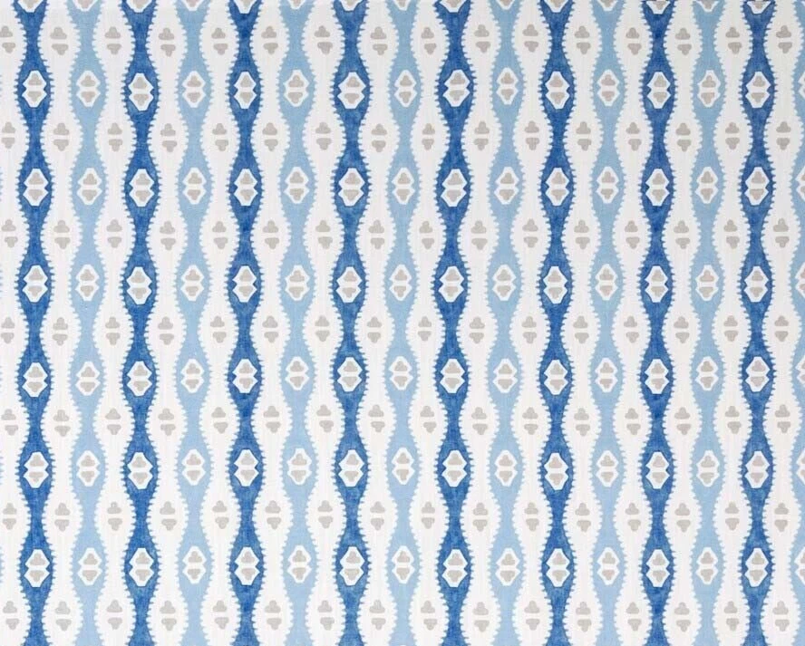 LEE JOFA CORTINA DISEÑO TELA ESTAMPADO ELBA 5,6 METROS CAPRI MEZCLA ALGODÓN Foto 4 de 4