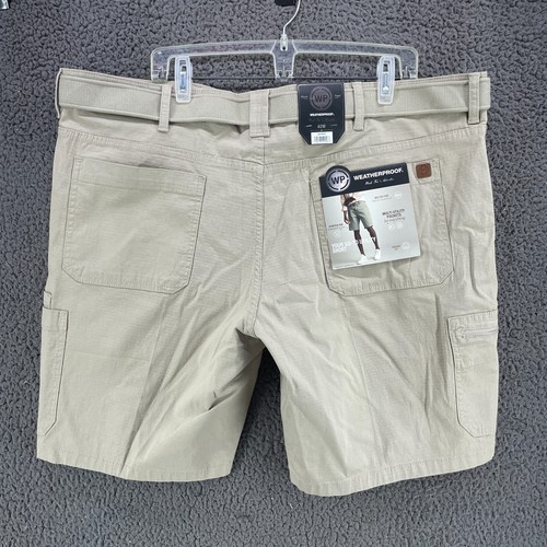 Weatherproof Flex Waist Stretch Multifunctional Utility Short Khaki Size 40 NWT - Picture 11 of 15