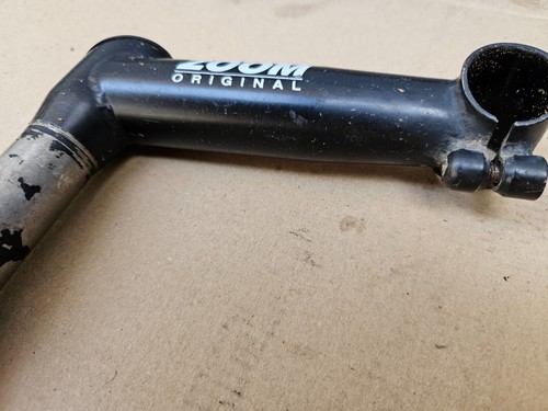 Vintage 90s 1-1/8" ZOOM Original 130mm Riser Quill Stem 25.4mm Clamp Black - Picture 4 of 10