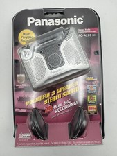 Panasonic Portable Cassette Recorder - Stereo Speakers Silver RQ-A220 BRAND NEW