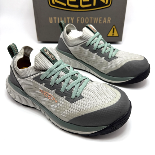 Keen Utility Womens 7 M Arvada Shift CT Steel Grey Green Synthetic Work Shoes - Picture 2 of 6