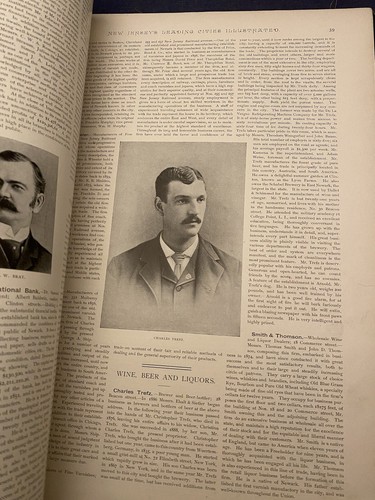 1888 New Jersey's Leading Cities Illustrated JM Elstner 1889 History HC Photos - Picture 11 of 12