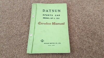 02G Datsun fairlady sp 311 silvia spl 1600 owners workshop manual