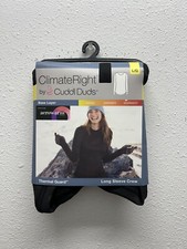 ClimateRight Cuddl Duds Women's L Long Sleeve Crew Thermal Guard Top Warmest