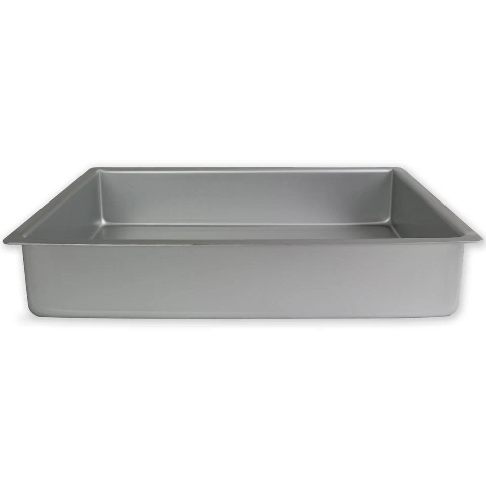 Längliche Aluminium-Backform 304 x 381 x 51 mm 30 x 38 x 5 cm Silber - Bild 3 von 3