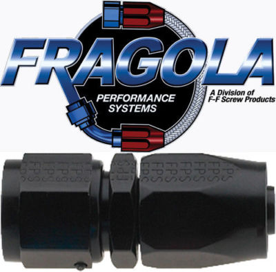 #ad FRAGOLA 220112 BL Black 12 pro flow straight Hose End free usa shipping $18.49