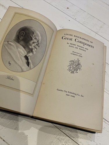 Living Biographies of Great Composers by Henry and Dana Lee Thomas (HC 1940) - Picture 12 of 19