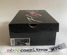 Nike Air Jordan 4 Retro GS Red Cement Kids Size *EMPTY SHOE BOX ONLY* 408452-161