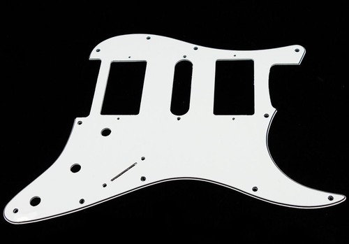 NEW PICKGUARD STRATOCASTER HSH - white - 3 ply pour guitare strat - Picture 1 of 3