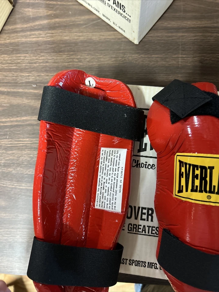 Espinilleras de colección Everlast Martial Arts modelo 3525 talla grande Foto 2 de 4