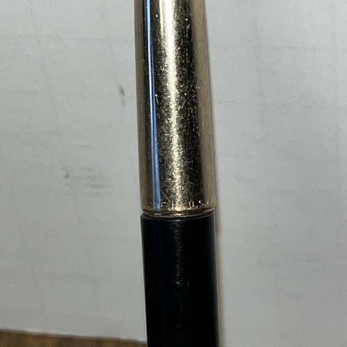 Vintage Waterman's Gold Black Fountain Pen with 14k Tip Made in USA - Picture 7 of 14