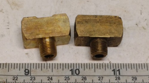 Camiseta rama tubo latón 1/8" NPT presión media - Imagen 2 de 2