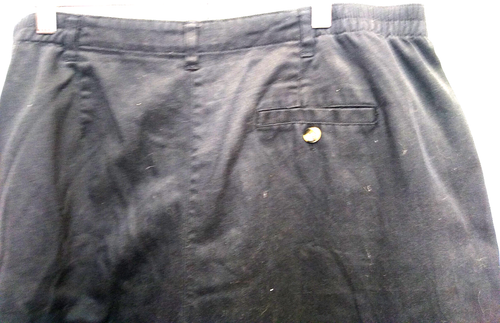 KAREN SCOTT Black Shorts, Elastic inserts in beltloop waist SZ 18 - Picture 5 of 8