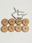 Lionel 8 ZW,VW & KW V-45 Carbon Rollers (extra copper) & 8 Rivets Free Shipping
