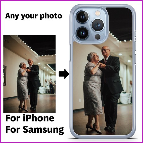 Personalised Hard Phone Case Cover Custom Printed Photo Picture iPhone Samsung - Picture 8 of 12