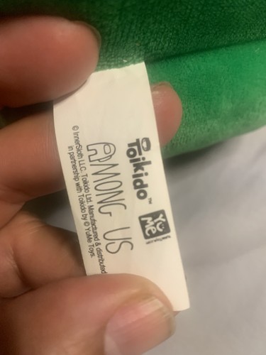 Toikido Among Us grün 12 Zoll Plüsch rot Beanie Mütze Gamer - Bild 5 von 5