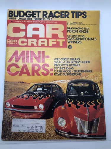 Car Craft March 1975, Mini-Cars, Wild Street Freaks - Picture 1 of 4