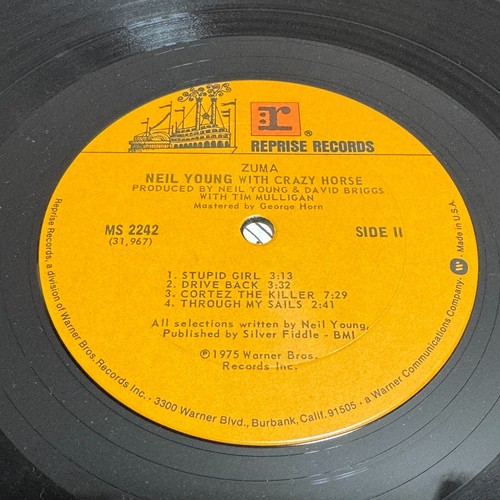 Neil Young Crazy Horse Zuma Vinyl LP Record Album Reprise Silver Fiddle 1975 - Picture 7 of 9