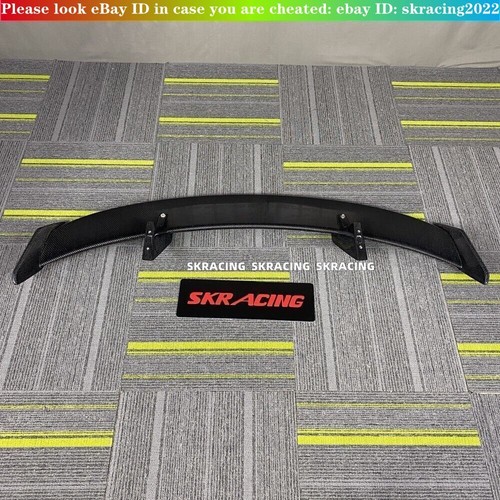 FOR FERRARI CALIFORNIA T 2009-2018 REAL CARBON FIBER REAR TRUNK SPOILER WING - Picture 13 of 24