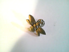 Longaberger Bumblebee Bee Silver Tone Pin Tie-On