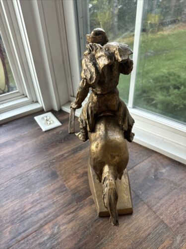 Bronzeskulptur Charro auf Pferd 15” mal 18” Frederic Remington? Massiv - Bild 3 von 10