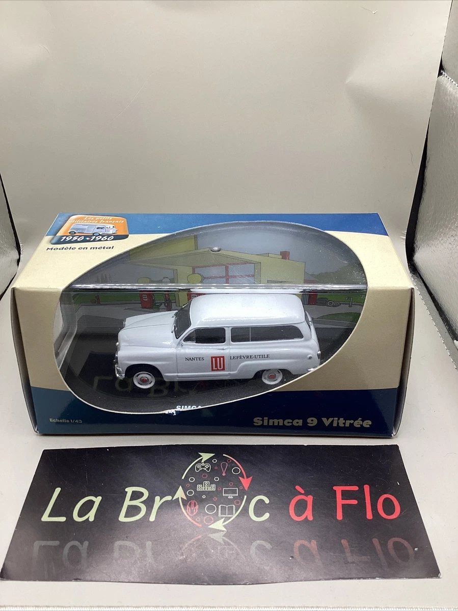 Lot De 9 Petites Voitures Utilitaires Françaises Renault Années 50/60 - échelle 1:43, Style Solido/Dinky