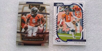 Denver Broncos 2 Karten NFL Konvolut - Bridgewater/Vorhang II