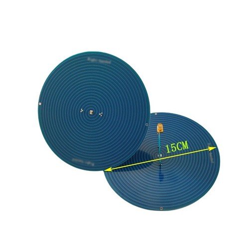 Left-handed Circular Polarization 15CM UWB Antenna with SMA Female Connector