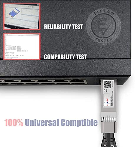 ® - 15m/49.21ft Fiber Optic Cable OM3 SFP+ to SFP+ AOC 10Gbps Compatible with... - Picture 4 of 8