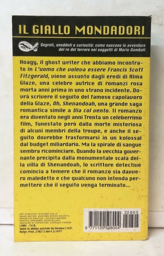 96456 D Handler - DER MANN, DER NUR EIN SCHAUSPIELER WAR - Gelb Mondadori Diabolik 2002 - Bild 2 von 2