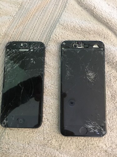 Apple iPhones  6, 6s, 5 Black  AT&T(GSM) FOR PARTS - Picture 2 of 3