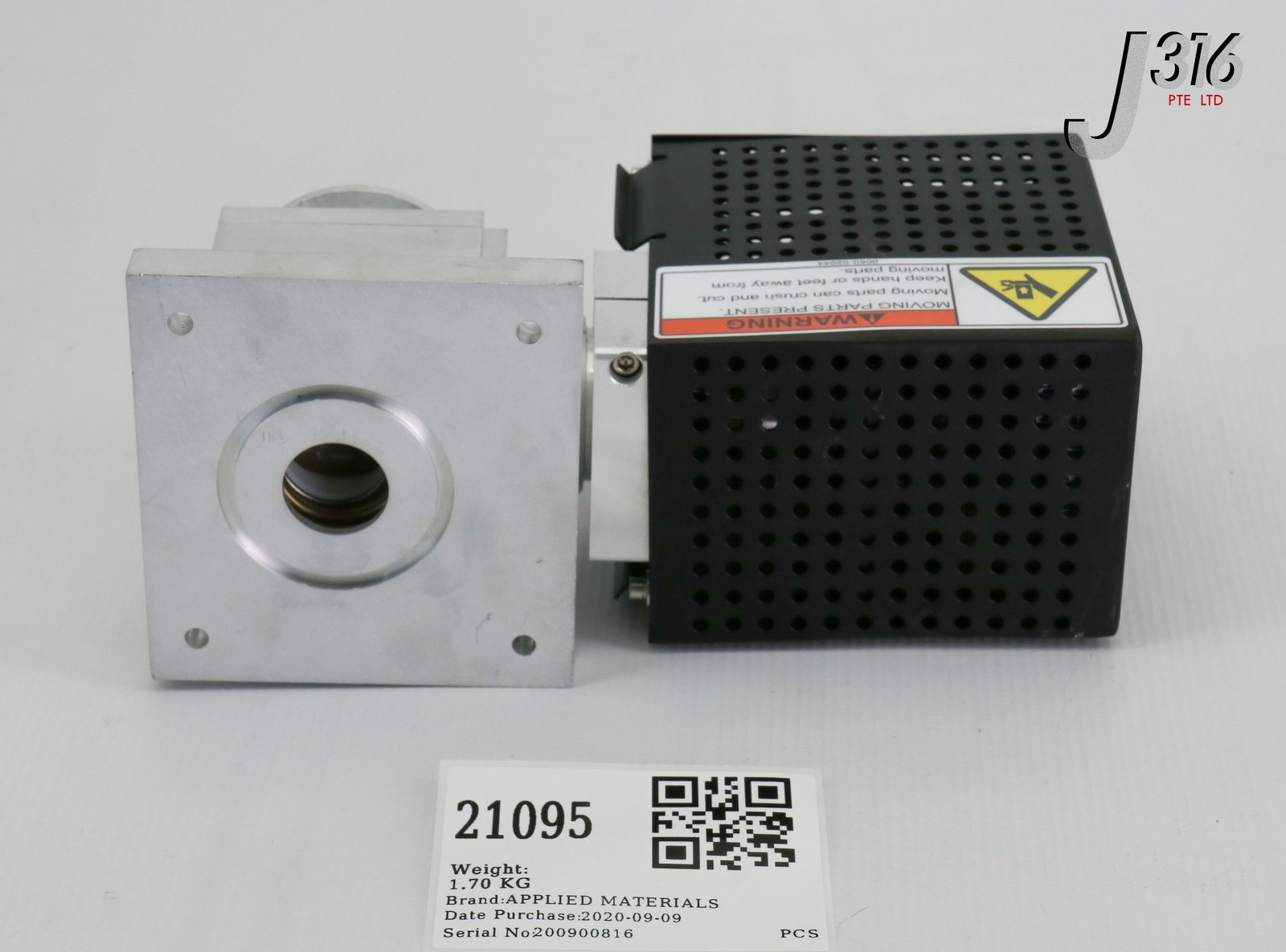 21095 APPLIED MATERIALS THROT ASSY VLV U-PLUG DIR DR, DX, 0040-32323 0090-00334