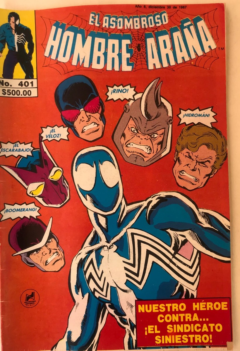 Amazing Spiderman Mexican Comic book #400 & 401 Spiderman