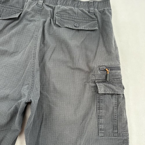 MATIX USA Cargo Gray Fishing Outdoors Hiking Shorts Men Sz 42X11 Ripstop Casual - Picture 5 of 8