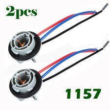 Arnés de cableado de luz de freno de parada trasera conector hembra 2 piezas 1157 2057 2357