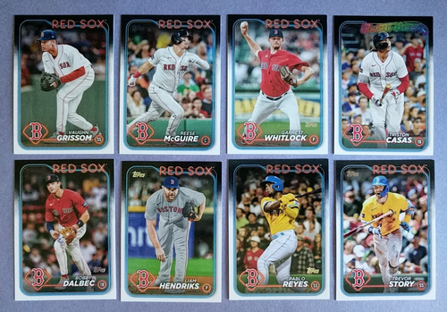 2024 Topps ~ Boston Red Sox Complete 40 Card Team Set w/Update All-Stars - Picture 5 of 6