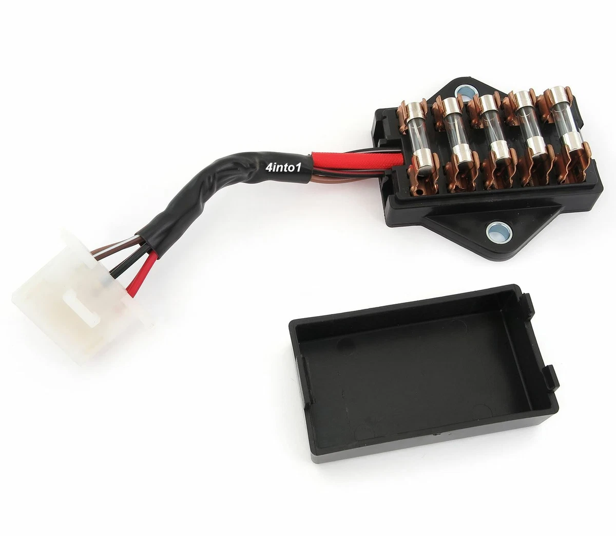 Reproduction Fuse Box Assembly with Fuses - Honda CB400F CB500T CB550 CB750
