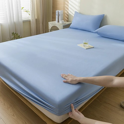 Mattress Covers Protector Adjustable Non-Slip Bed Fitted Sheet with Elastic Band - Bild 36 von 36