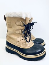 Sorel Leather Waterproof Snow Winter Boots Lined Teen Girls Womens Size 4 / 35