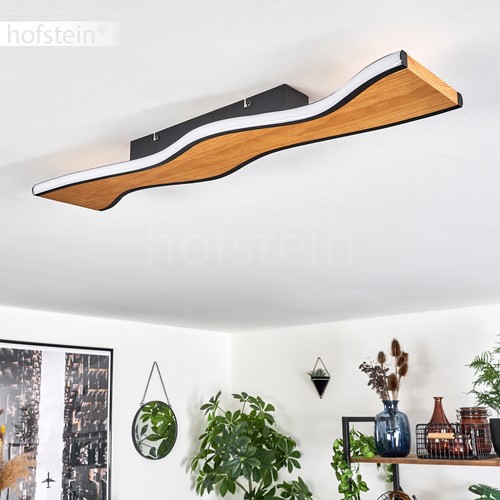 LED Sala de estar Dormitorio Habitación Lámpara de techo Lámpara de madera moderna pasillo Iluminación - Imagen 2 de 10